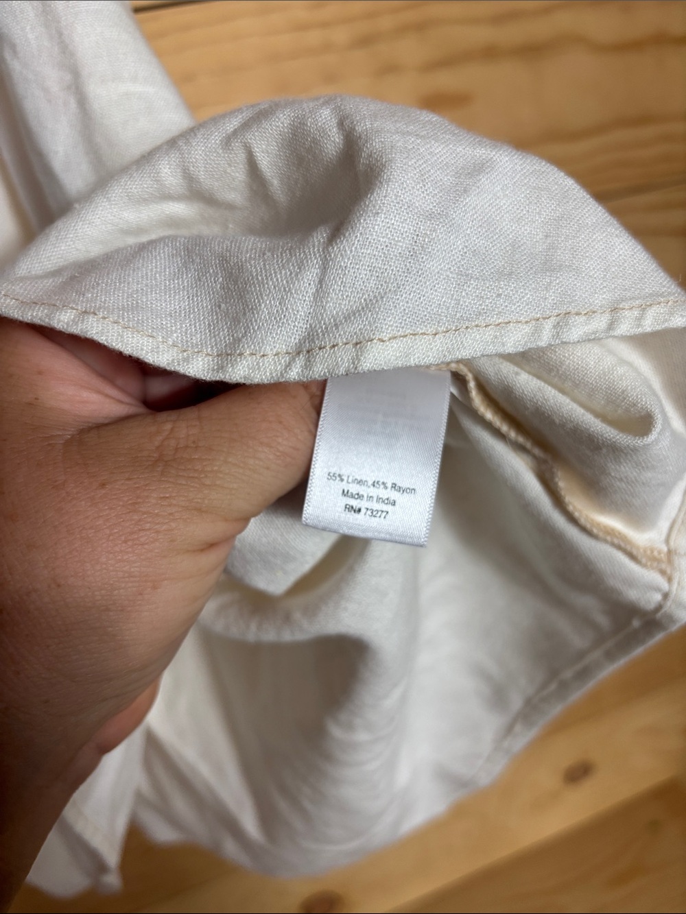 Sonoma white linen blend western style mini dress XS - Picture 7 of 10